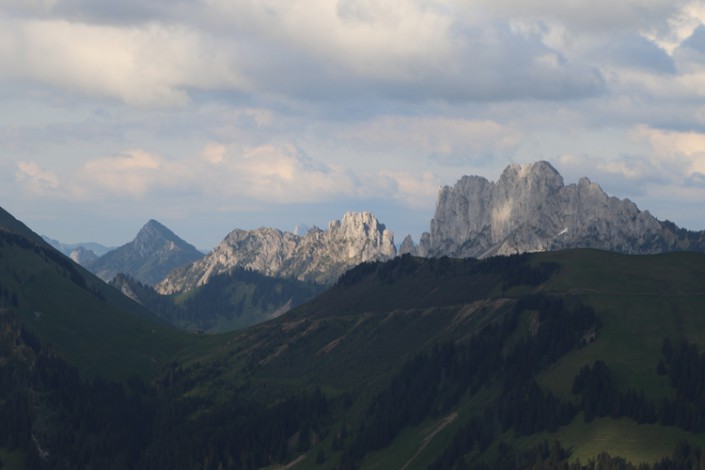 vue sur les Gastlosen dans le canton de Fribourg